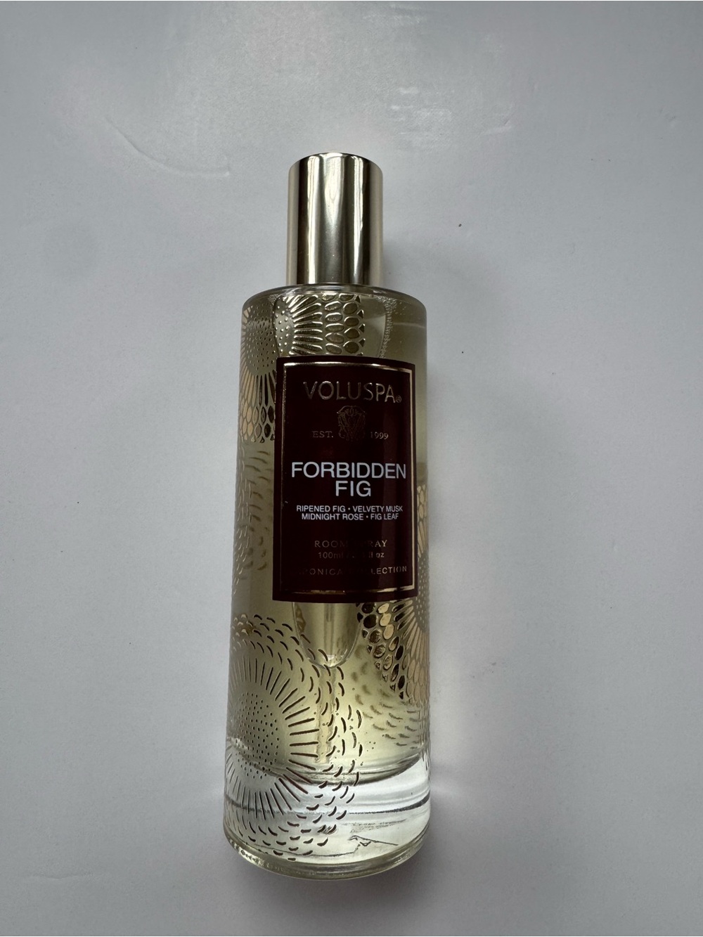 NIB Voluspa Forbidden Fig Vegan Room Spray 3.4 fl oz / 100ml Japonica Collection - Picture 3 of 6